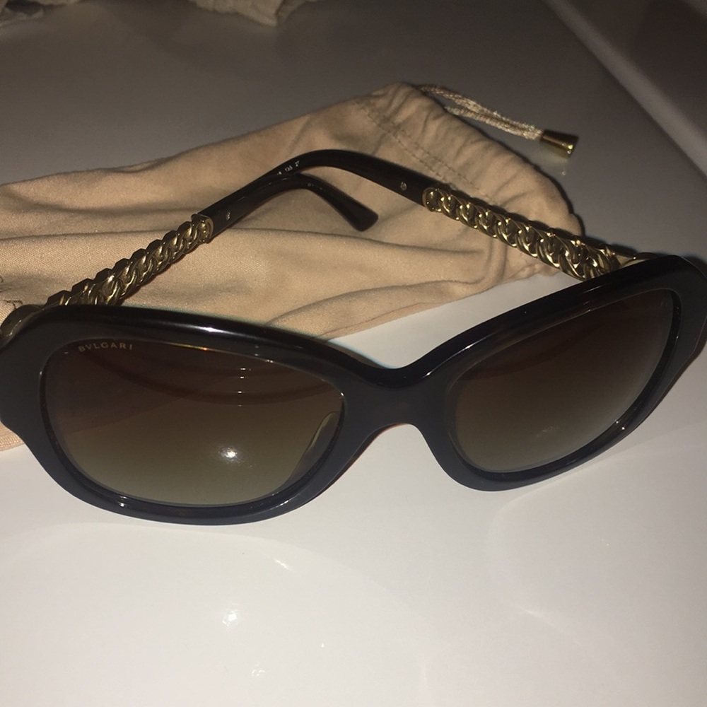 EUC BVLGARI Polarized Mother of Pearl Sunglasses - Picture 15 of 16